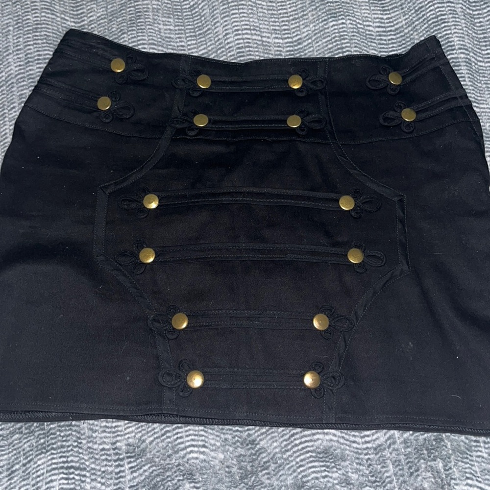 Black Ruffle skirt